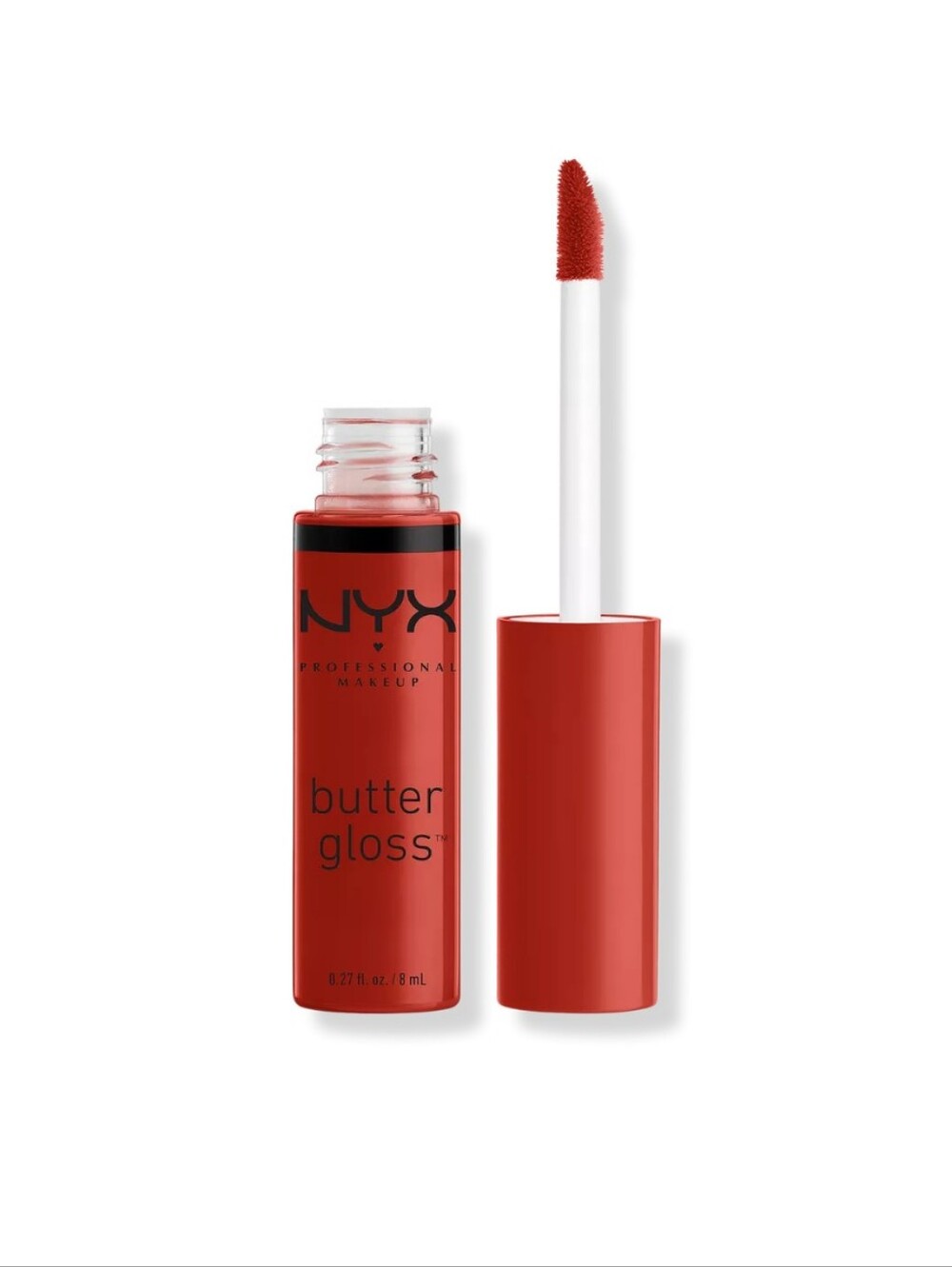 NYX Professional Makeup Butter Gloss Non-Sticky Shade: Apple Crisp (modern red)